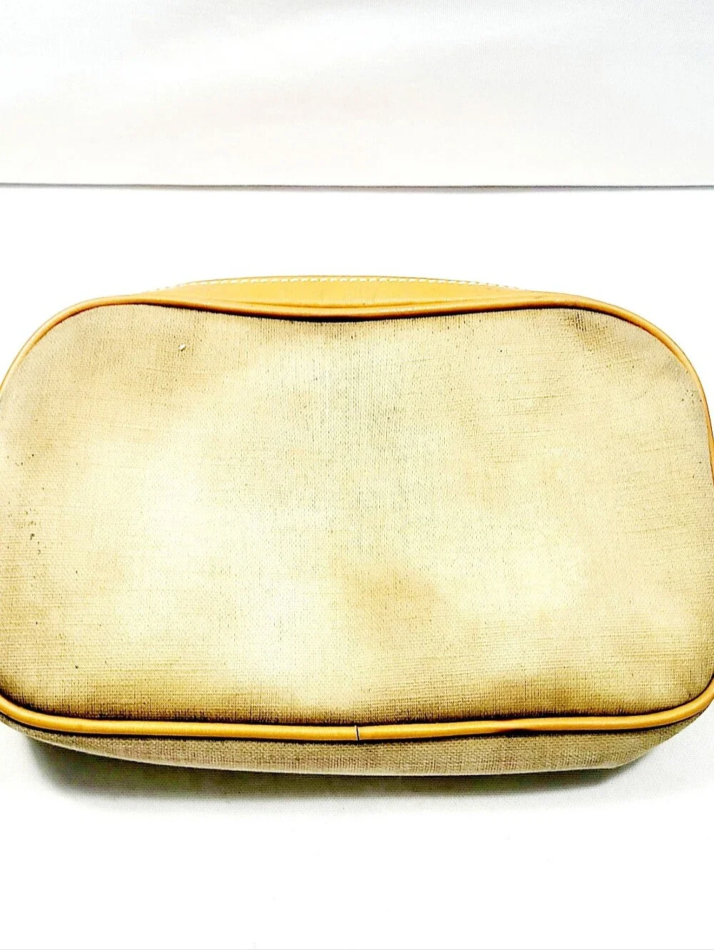Gucci Canvas Leather Clutch Bag